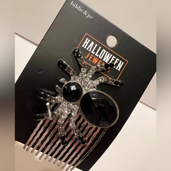 NWT HILDIE & JO HALLOWEEN SPIDER HAIR COMB. - Picture 2 of 7